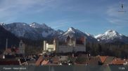 Archived webcam image showing Füssen: High Palace on 26 Feb 2026 at 11:55