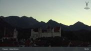 Archiviertes Webcam Bild: Hohes Schloss in Füssen am 13.10.2026 um 03:30 Uhr