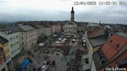 Archiviertes Webcam Bild: Stadtplatz in Traunstein am 12.04.2026 um 14:49 Uhr