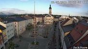 Archiviertes Webcam Bild: Stadtplatz in Traunstein am 28.05.2026 um 06:34 Uhr