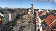 Archiviertes Webcam Bild: Stadtplatz in Traunstein am 28.05.2026 um 10:34 Uhr