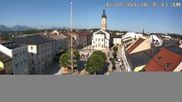 Archiviertes Webcam Bild: Stadtplatz in Traunstein am 12.07.2026 um 08:39 Uhr