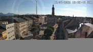 Archived webcam image showing Traunstein, Upper Bavaria on 12 Jul 2026 at 18:54