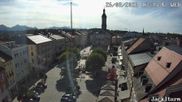 Archiviertes Webcam Bild: Stadtplatz in Traunstein am 26.08.2026 um 16:07 Uhr