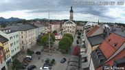Archiviertes Webcam Bild: Stadtplatz in Traunstein am 26.08.2026 um 12:07 Uhr