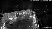 Archiviertes Webcam Bild: Stadtplatz in Traunstein am 27 Feb 2026 um 00:07 Uhr