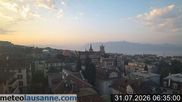 Archived webcam image showing Lausanne - Lac Léman on 31 Jul 2026 at 06:28