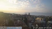 Archiviertes Webcam Bild: Lausanne am 31.07.2026 um 07:31 Uhr