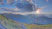 Archiviertes Webcam Bild: Panoramablick Goldeck am 12.07.2026 um 20:30 Uhr