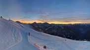 Archived webcam image showing Goldeck ski resort: Panoramic view on 26 Feb 2026 at 18:24