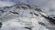 Archived webcam image showing Webcam in the Pitztaler Gletscher Rifflsee Ski Resort on 11 Jun 2026 at 08:03
