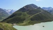 Archived webcam image showing Webcam in the Pitztaler Gletscher Rifflsee Ski Resort on 12 Jul 2026 at 16:07
