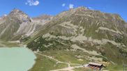 Archived webcam image showing Webcam in the Pitztaler Gletscher Rifflsee Ski Resort on 12 Jul 2026 at 12:07