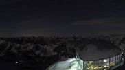 Archived webcam image showing Austria's highest Café on 22 May 2026 at 00:08