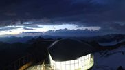 Archived webcam image showing Austria's highest Café on 29 Jun 2026 at 04:21