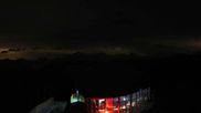 Archived webcam image showing Austria's highest Café on 20 Aug 2026 at 00:58