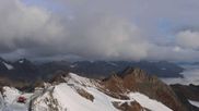 Archived webcam image showing Austria's highest Café on 18 Sep 2026 at 08:24