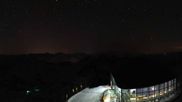 Archived webcam image showing Austria's highest Café on 19 Mar 2026 at 00:41