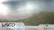 Archived webcam image showing Lago di Como - Domaso Beach on 14 Sep 2026 at 07:05