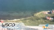 Archived webcam image showing Lago di Como - Domaso Beach on 14 Sep 2026 at 16:05