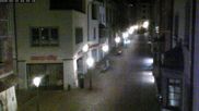 Archived webcam image showing Schaffhausen - Webcam Vordergasse on 15 Mar 2026 at 04:48