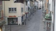 Archived webcam image showing Schaffhausen - Webcam Vordergasse on 15 Mar 2026 at 07:48