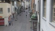 Archived webcam image showing Schaffhausen - Webcam Vordergasse on 12 Jun 2026 at 07:35