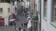Archived webcam image showing Schaffhausen - Webcam Vordergasse on 12 Jun 2026 at 16:35