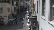 Archived webcam image showing Schaffhausen - Webcam Vordergasse on 13 Jun 2026 at 14:58