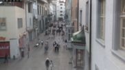 Archived webcam image showing Schaffhausen - Webcam Vordergasse on 13 Jun 2026 at 20:58