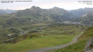 Archived webcam image showing Top station Seekarspitzbahn on 10 Aug 2026 at 07:59