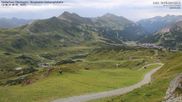 Archived webcam image showing Top station Seekarspitzbahn on 10 Aug 2026 at 08:59