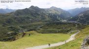 Archived webcam image showing Top station Seekarspitzbahn on 10 Aug 2026 at 12:59
