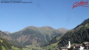 Archiviertes Webcam Bild: Innervillgraten - Blick Richtung Dorf am 12.07.2026 um 08:30 Uhr