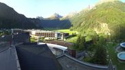 Archived webcam image showing View of Aqua Dome, Tyrol on 20 Jun 2026 at 07:17