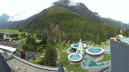 Archived webcam image showing View of Aqua Dome, Tyrol on 6 Aug 2026 at 10:12