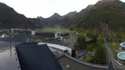 Archived webcam image showing View of Aqua Dome, Tyrol on 15 Oct 2026 at 08:38