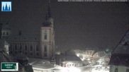 Archived webcam image showing Basilica in Mariazell on 1 Apr 2026 at 04:49