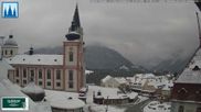 Archived webcam image showing Basilica in Mariazell on 1 Apr 2026 at 07:49