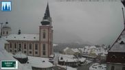 Archived webcam image showing Basilica in Mariazell on 1 Apr 2026 at 08:49