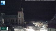 Archived webcam image showing Basilica in Mariazell on 1 Apr 2026 at 00:49