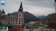 Archiviertes Webcam Bild: Basilika Mariazell am 13.04.2026 um 12:14 Uhr