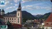 Archiviertes Webcam Bild: Basilika Mariazell am 28.05.2026 um 07:33 Uhr
