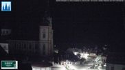 Archived webcam image showing Basilica in Mariazell on 28 May 2026 at 02:49