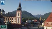 Archived webcam image showing Basilica in Mariazell on 30 Jun 2026 at 07:33