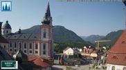 Archived webcam image showing Basilica in Mariazell on 30 Jun 2026 at 08:33