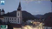 Archiviertes Webcam Bild: Basilika Mariazell am 12.07.2026 um 04:51 Uhr