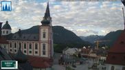 Archiviertes Webcam Bild: Basilika Mariazell am 12.07.2026 um 06:51 Uhr