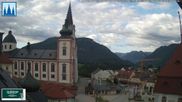 Archiviertes Webcam Bild: Basilika Mariazell am 12.07.2026 um 07:51 Uhr