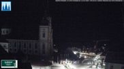 Archiviertes Webcam Bild: Basilika Mariazell am 12.07.2026 um 00:51 Uhr